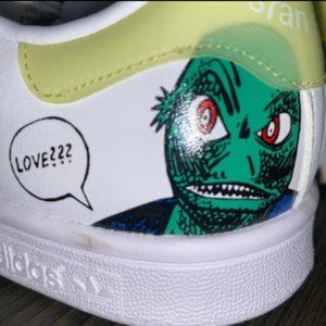 NWT Fiorucci x adidas Stan Smith Shoes - Pop Art Special Edition "What is Love?"